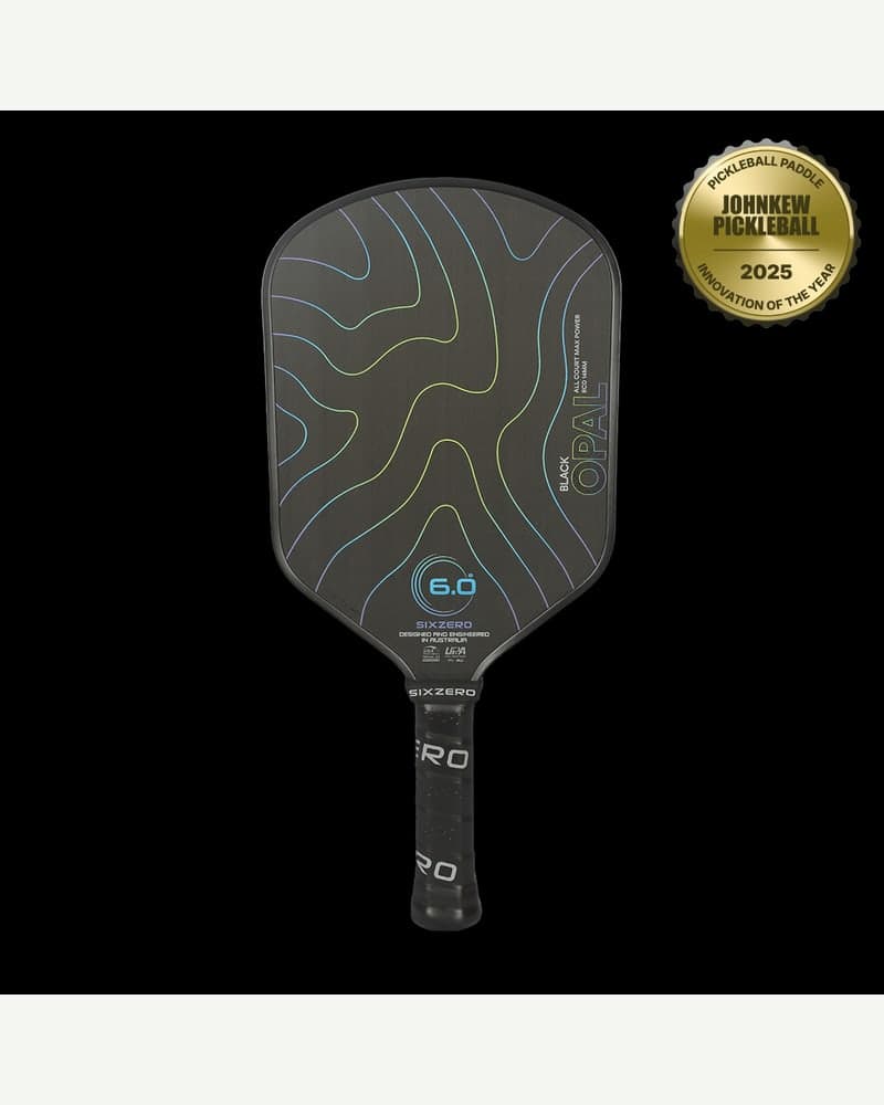 Six Zero Black Opal 14mm pickleball paddle