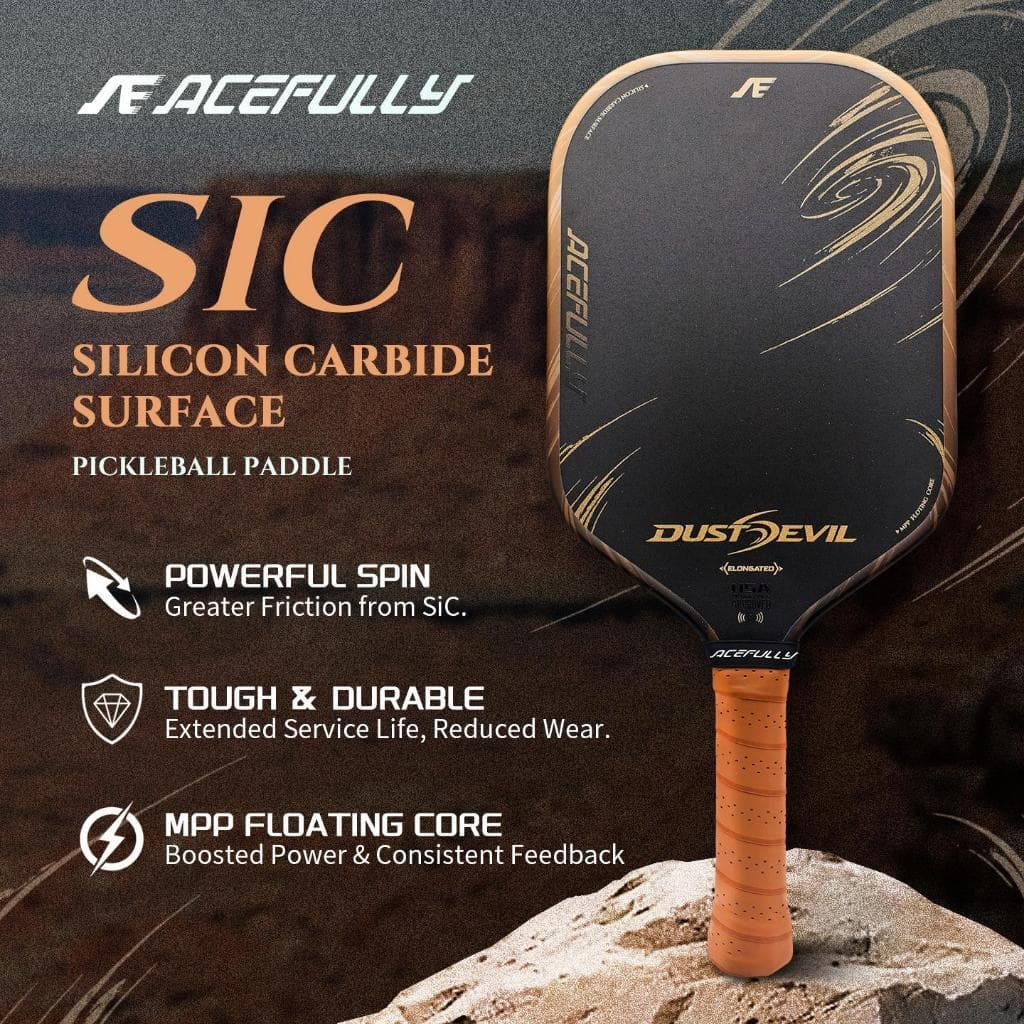 Acefully Dust Devil pickleball paddle — specs and inventory on PaddleBag