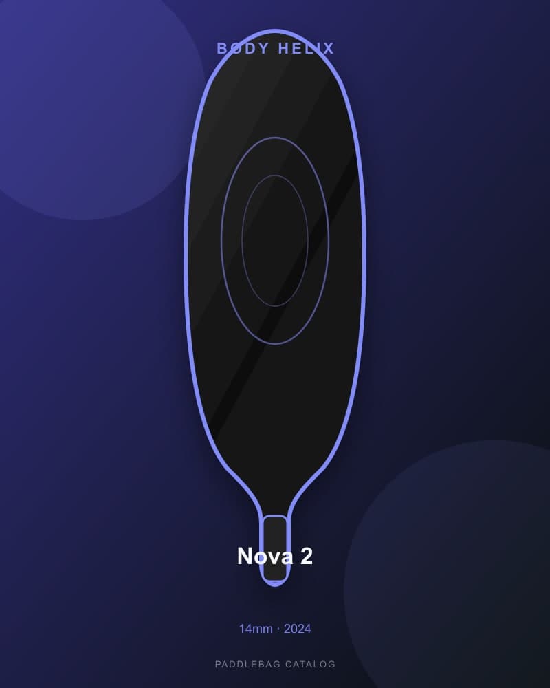 Body Helix Nova 2 14mm pickleball paddle — specs and inventory on PaddleBag