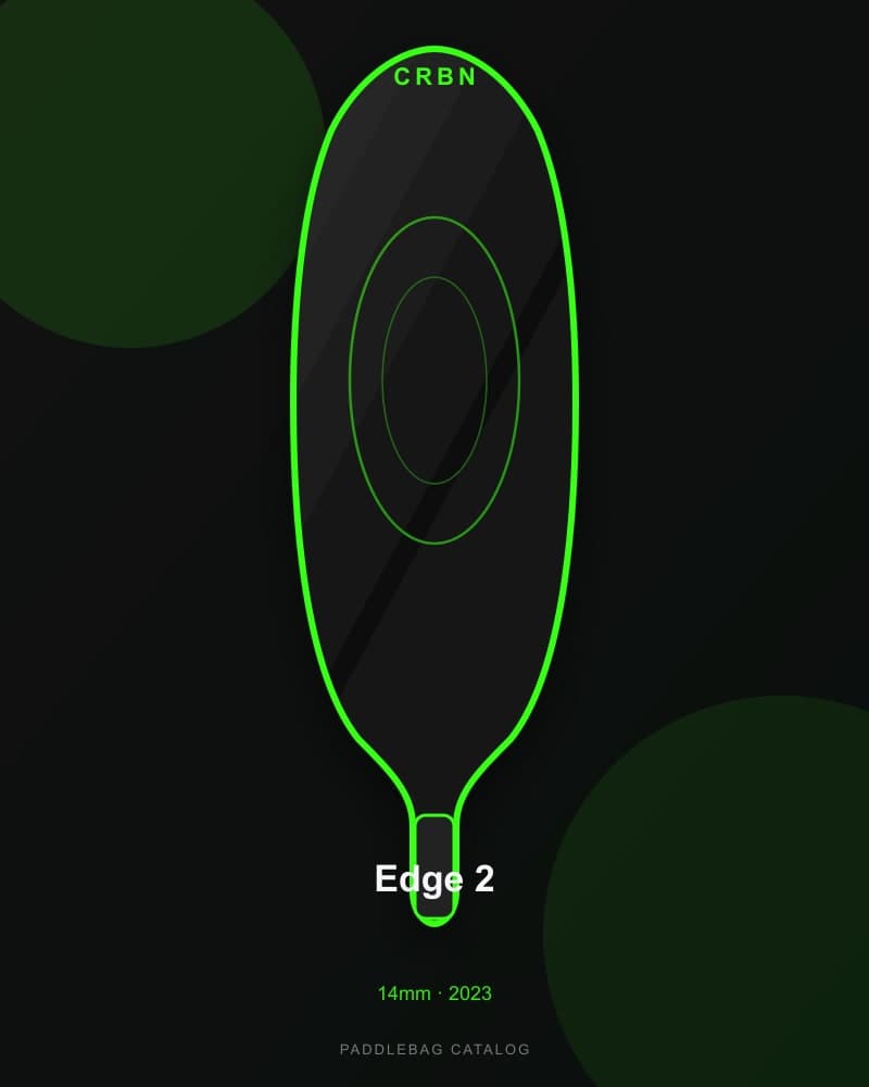 CRBN Edge 2 14mm pickleball paddle