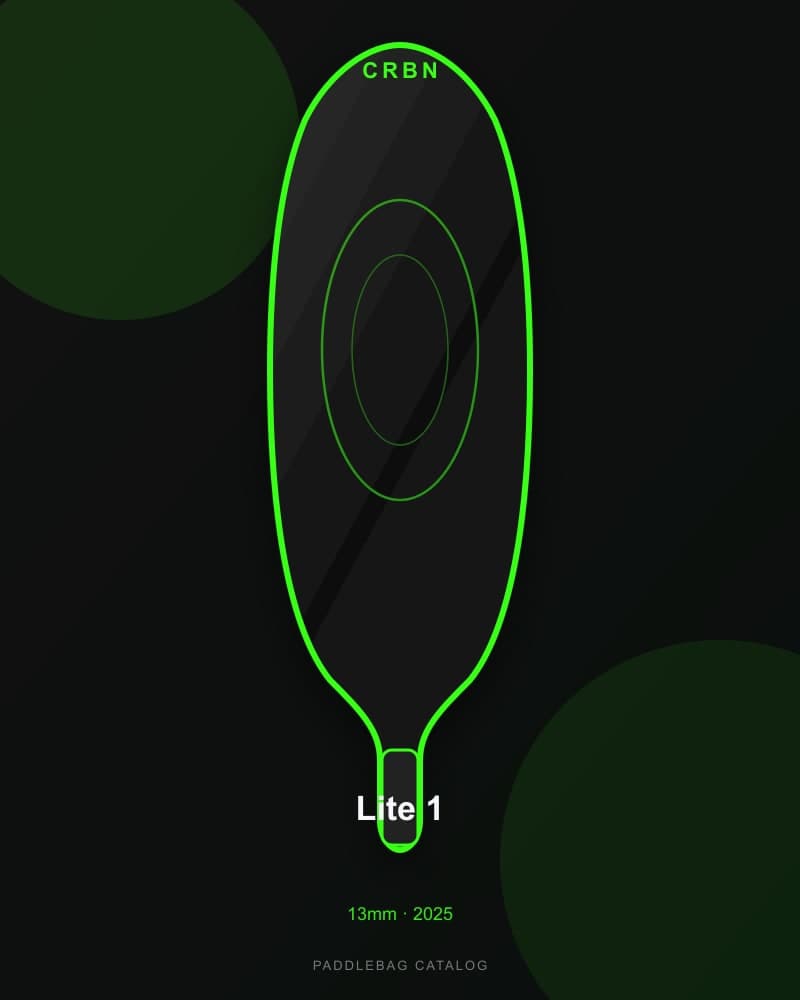 CRBN Lite 1 13mm pickleball paddle