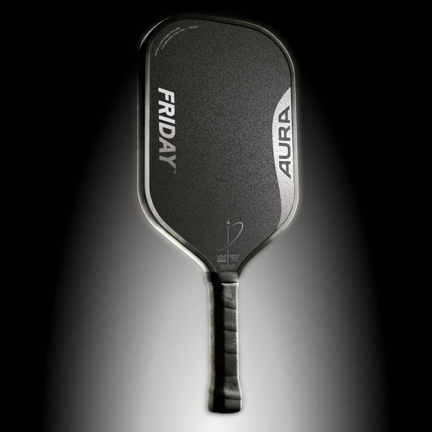 Friday Aura 16mm pickleball paddle — specs and inventory on PaddleBag