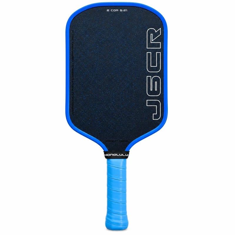 Honolulu J6CR CRYSTAL BLUE™ ENDURANCE SURFACE™ pickleball paddle — specs and inventory on PaddleBag