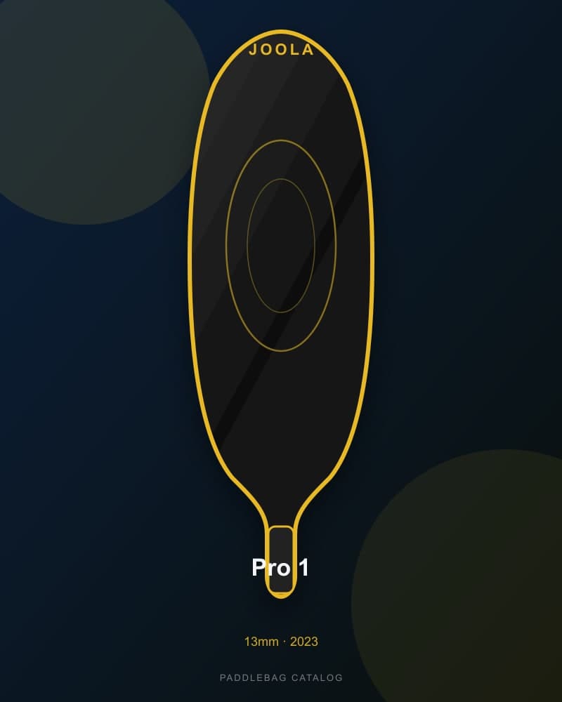 JOOLA Pro 1 13mm pickleball paddle