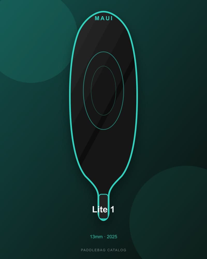 Maui Lite 1 13mm pickleball paddle — specs and inventory on PaddleBag