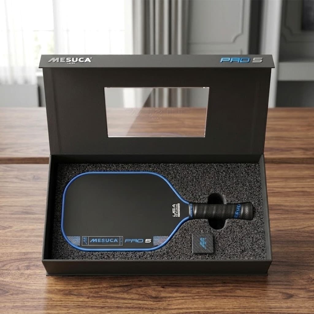 Mesuca Pro 5 pickleball paddle — specs and inventory on PaddleBag