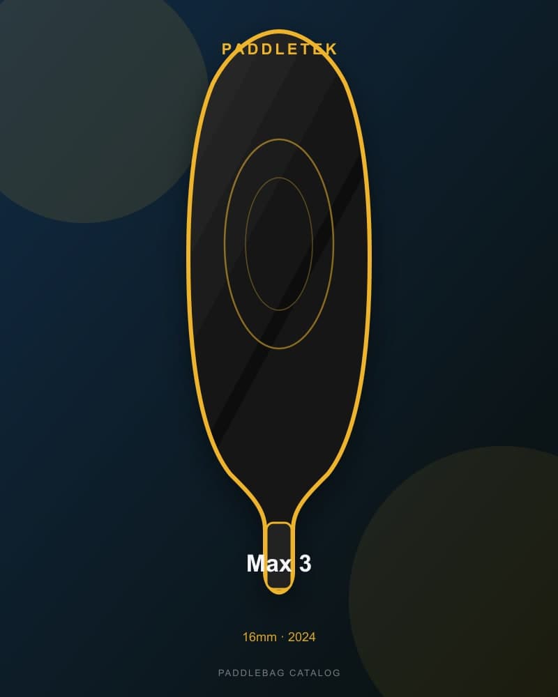 Paddletek Max 3 16mm pickleball paddle