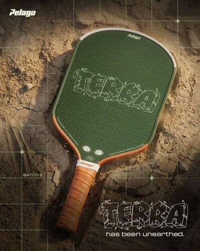 Pelago Terra pickleball paddle — specs and inventory on PaddleBag