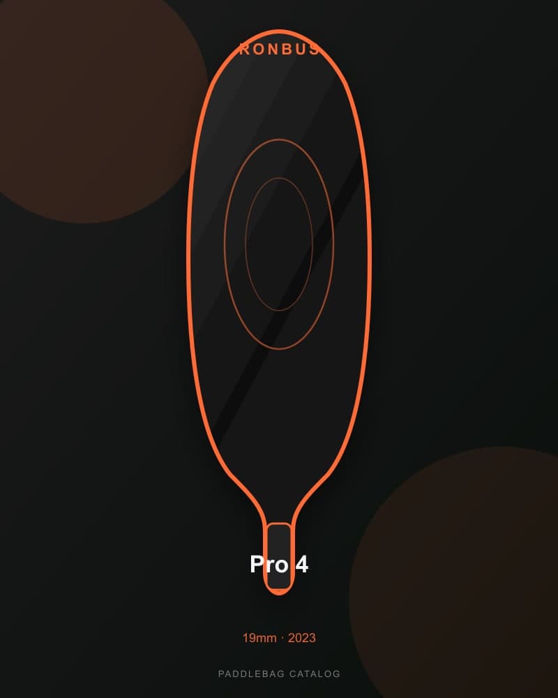 Ronbus Pro 4 19mm pickleball paddle