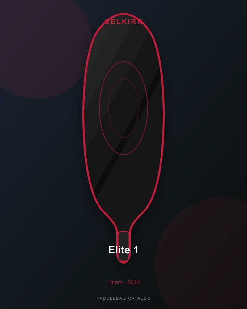 Selkirk Elite 1 13mm pickleball paddle