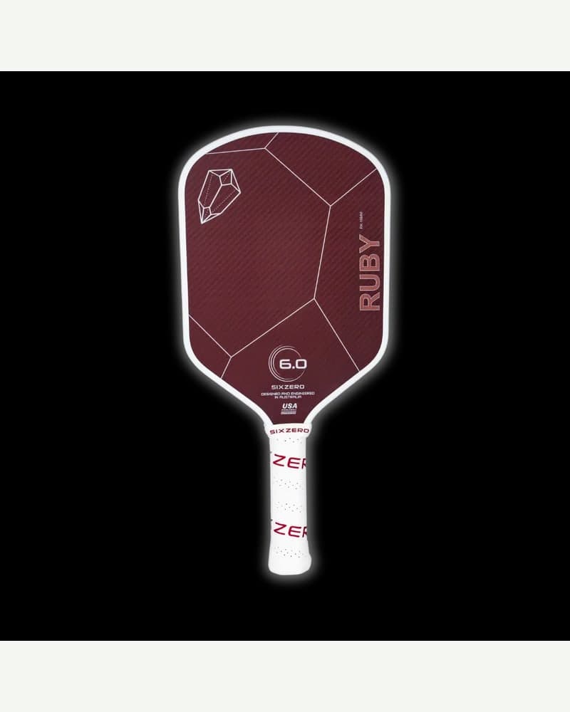 Six Zero Ruby 16mm pickleball paddle
