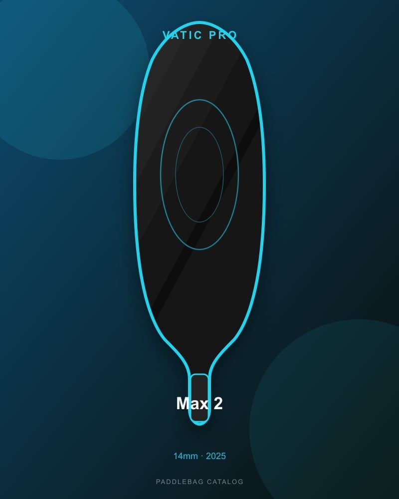 Vatic Pro Max 2 14mm pickleball paddle