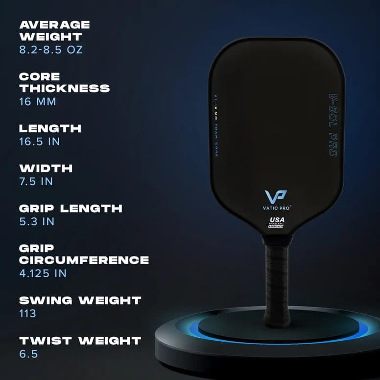 Vatic Pro V-Sol Pro SH pickleball paddle