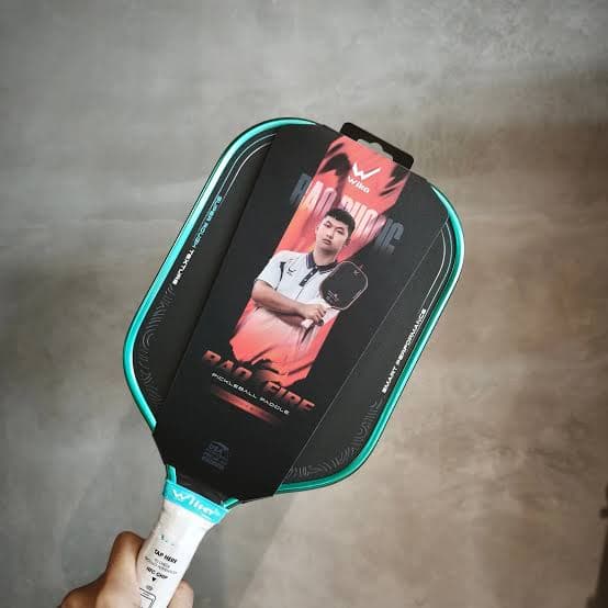 Wika Bao Fire 2 "Turquoise" Jade Green pickleball paddle — specs and inventory on PaddleBag
