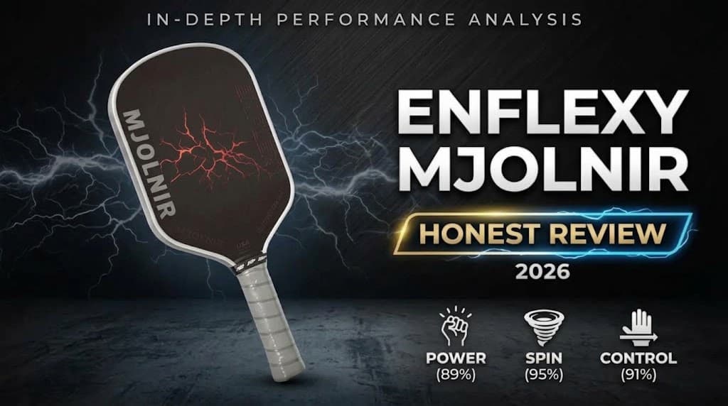 Enflexy Mjolnir 16mm Review: Is This ₱3,600 Paddle Worth It? — pickleball blog cover on PaddleBag